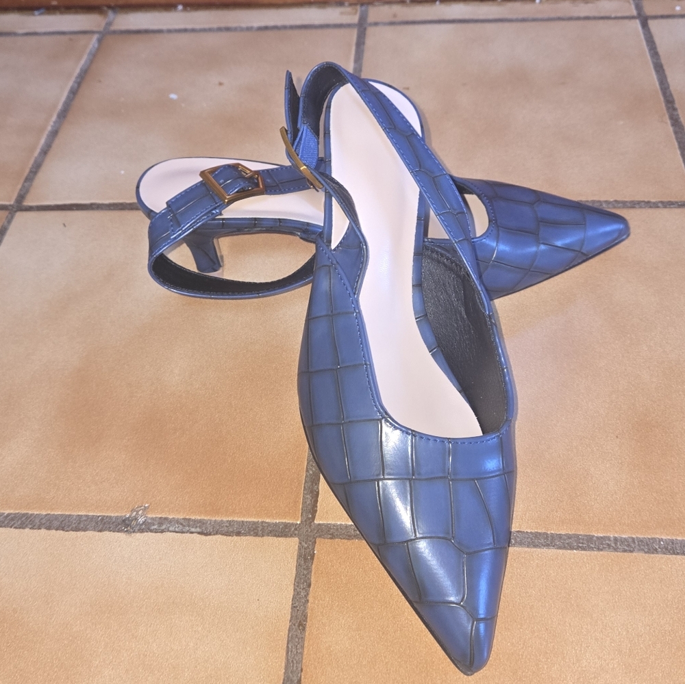 NEW Blue Women's Slingbacks